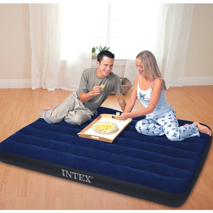 INTEX dušek na naduvavanje 183 × 203 × 25 cm